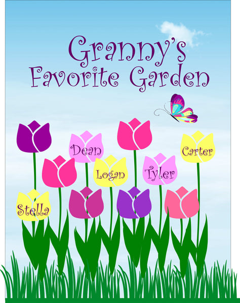 Grandma/mom garden flags