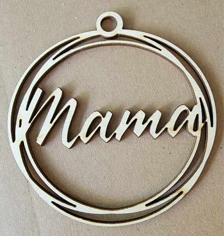 Mama Grandma Mimi Granna Grammy Nana ornament/car tag